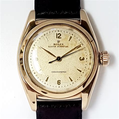 vintage rolex oyster perpetual bubbleback.